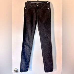 Stella McCartney Black Animal Print Denim
